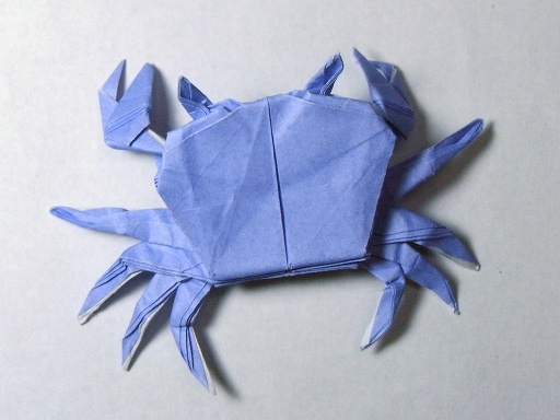 动物折纸步骤大全-小螃蟹