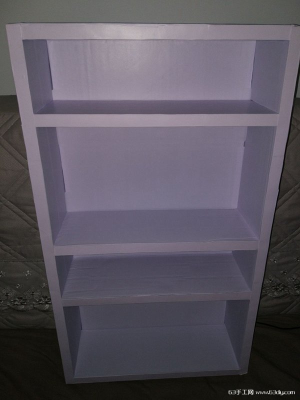 废纸箱变废为宝diy实用置物柜