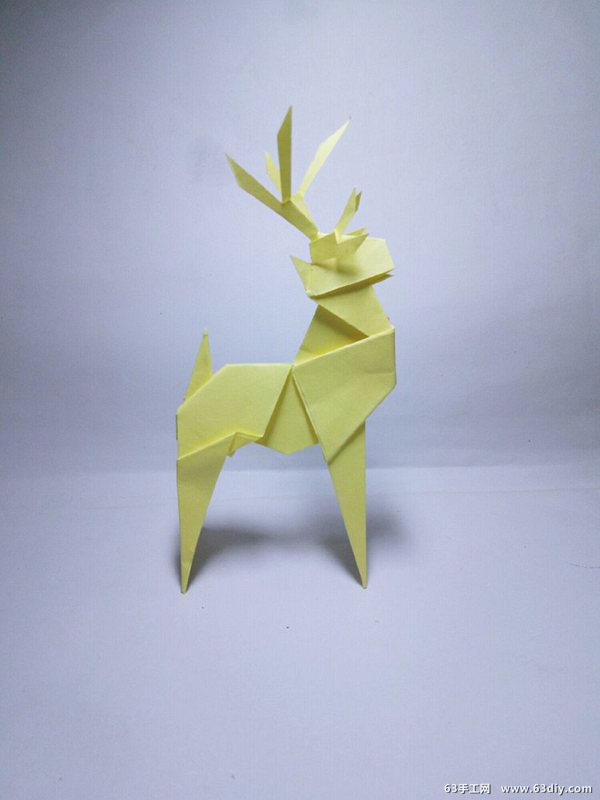 折纸鹿的折法步骤图解