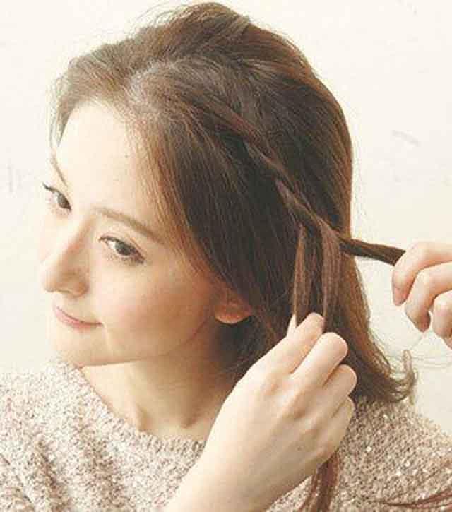 怎样才能拥有少女感?值得收藏的3款减龄编发,在家也能编着玩