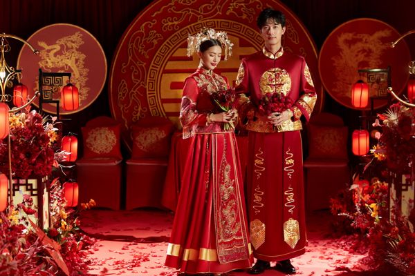 北京中式婚纱摄影店北京拍婚纱照哪的好