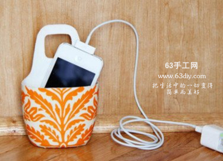 洗发水瓶子旧物利用 diy收纳小挂篮