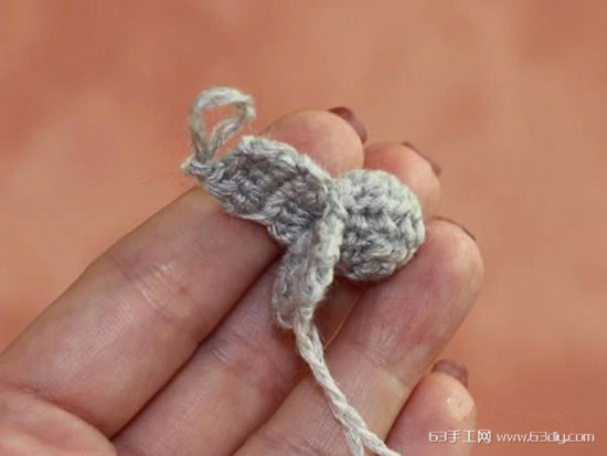 钩针编织毛线蜻蜓小饰品