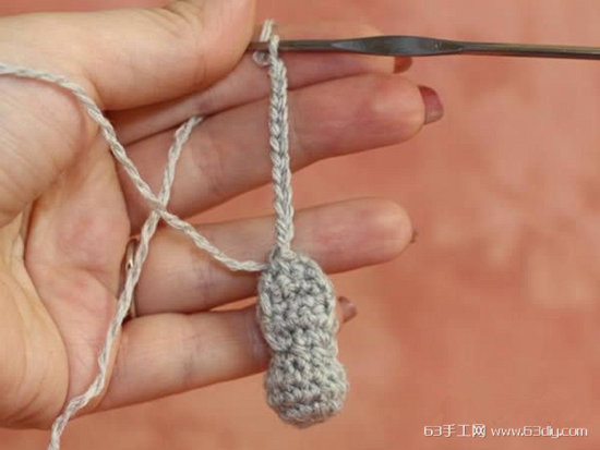 钩针编织毛线蜻蜓小饰品