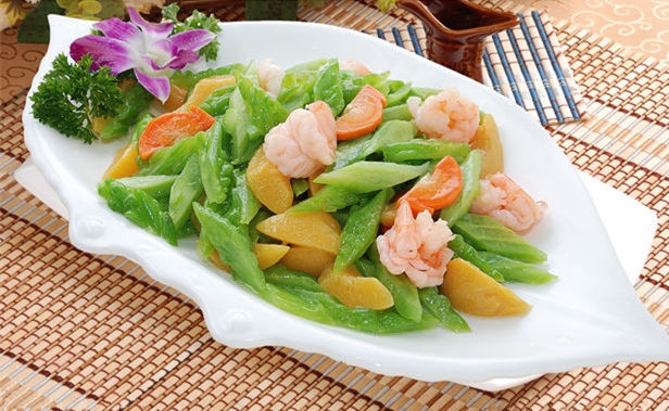 清暑——虾仁炒苦瓜